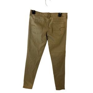 American Eagle AE  size 8 khaki tan super stretch jeggings pants